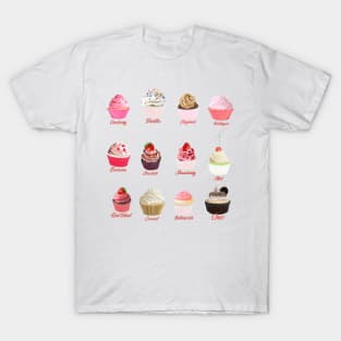 Cupcakes Foodies T-Shirt